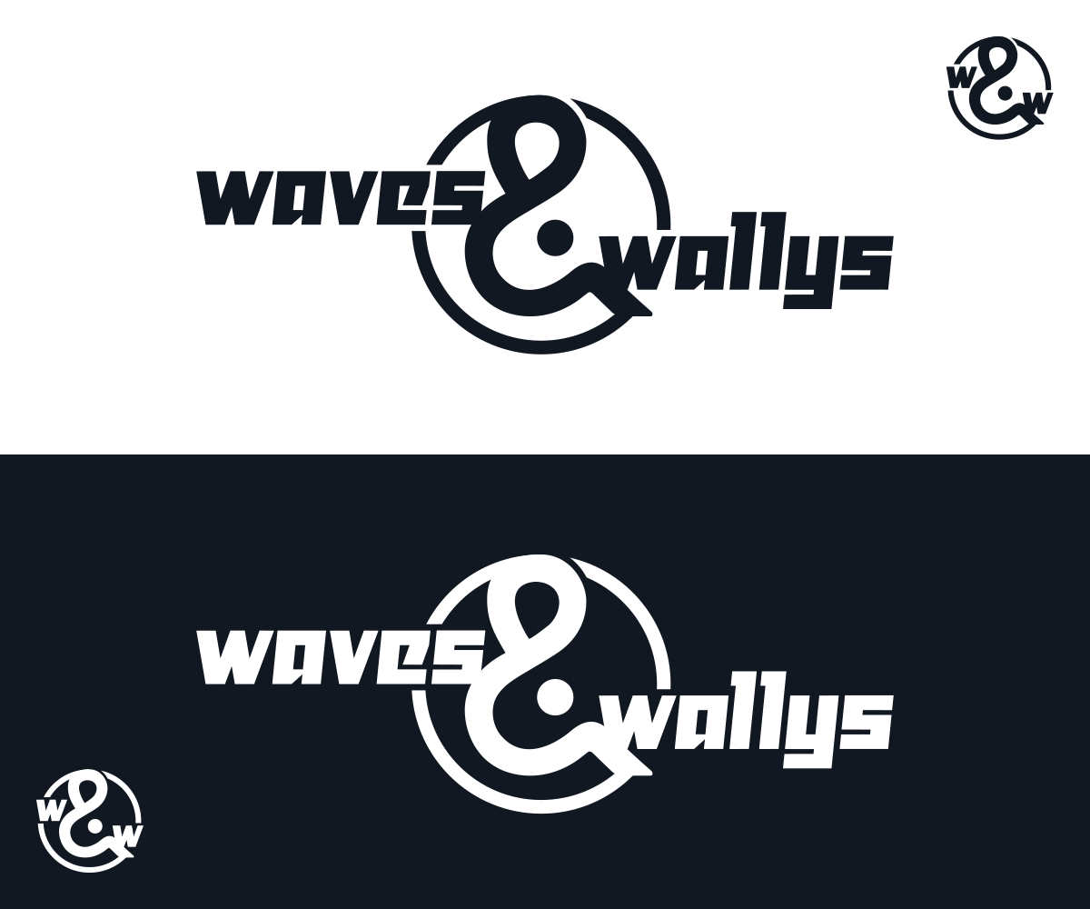 Diseño de Logo por nreimer para Waves and Wallys | Diseño #11222673