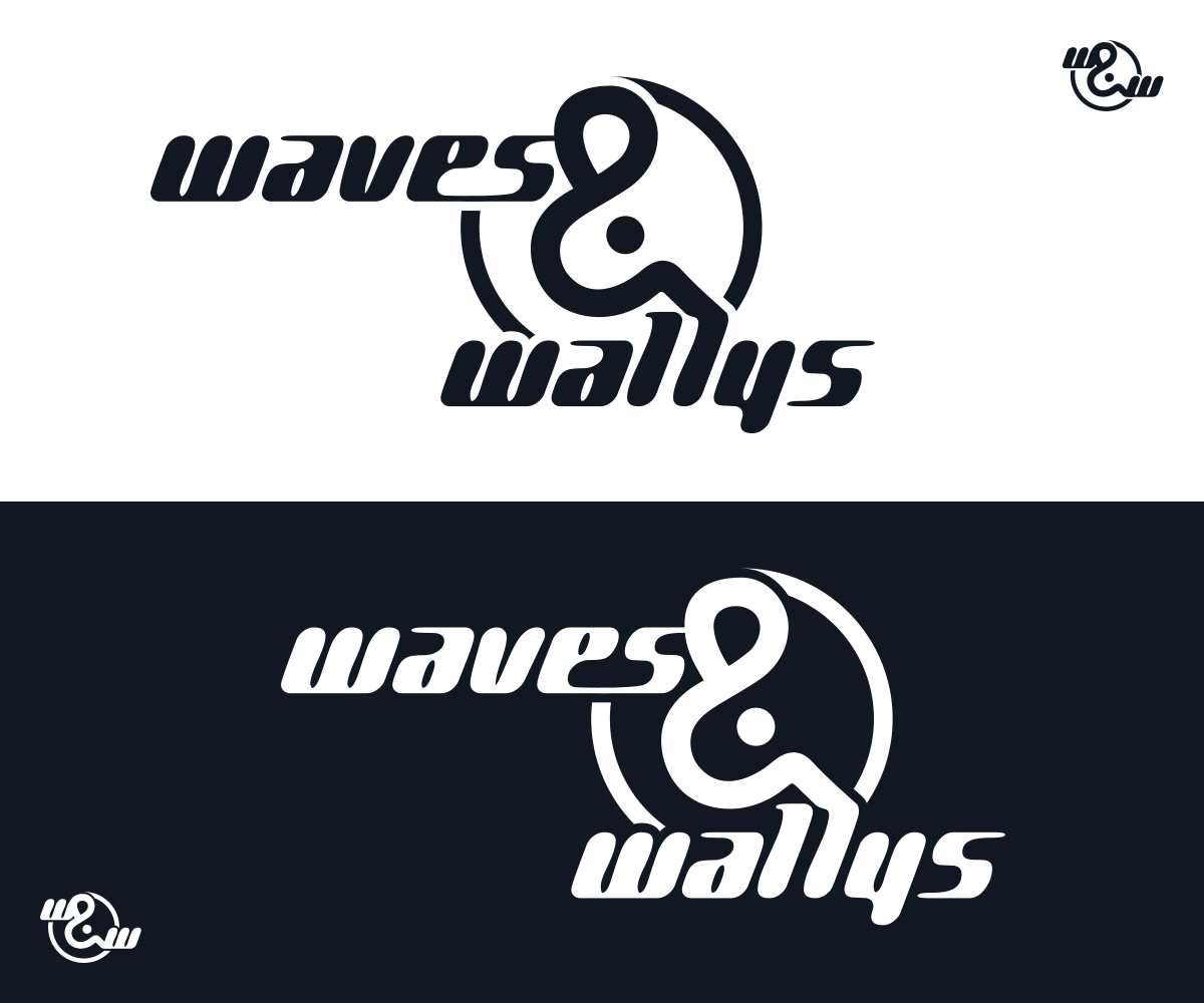 Diseño de Logo por nreimer para Waves and Wallys | Diseño #11222692