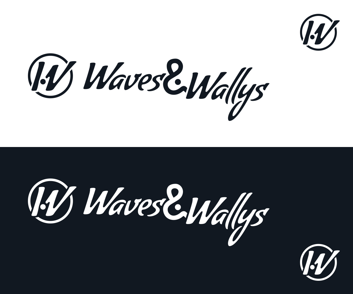 Diseño de Logo por nreimer para Waves and Wallys | Diseño #11222709