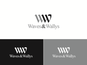 Diseño de Logo por sanylaly para Waves and Wallys | Diseño: #11218738