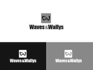 Diseño de Logo por sanylaly para Waves and Wallys | Diseño: #11218739