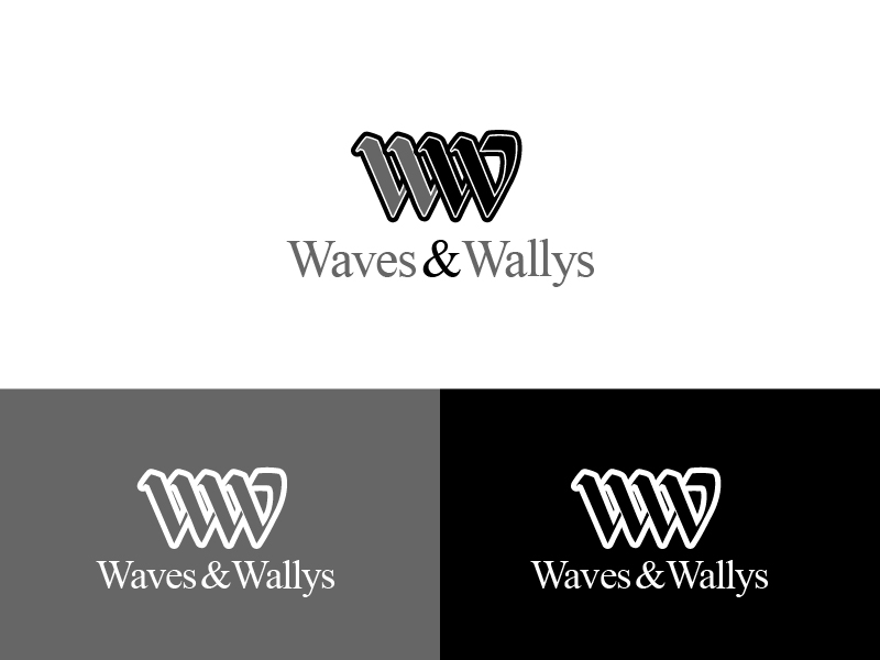 Diseño de Logo por sanylaly para Waves and Wallys | Diseño #11233574