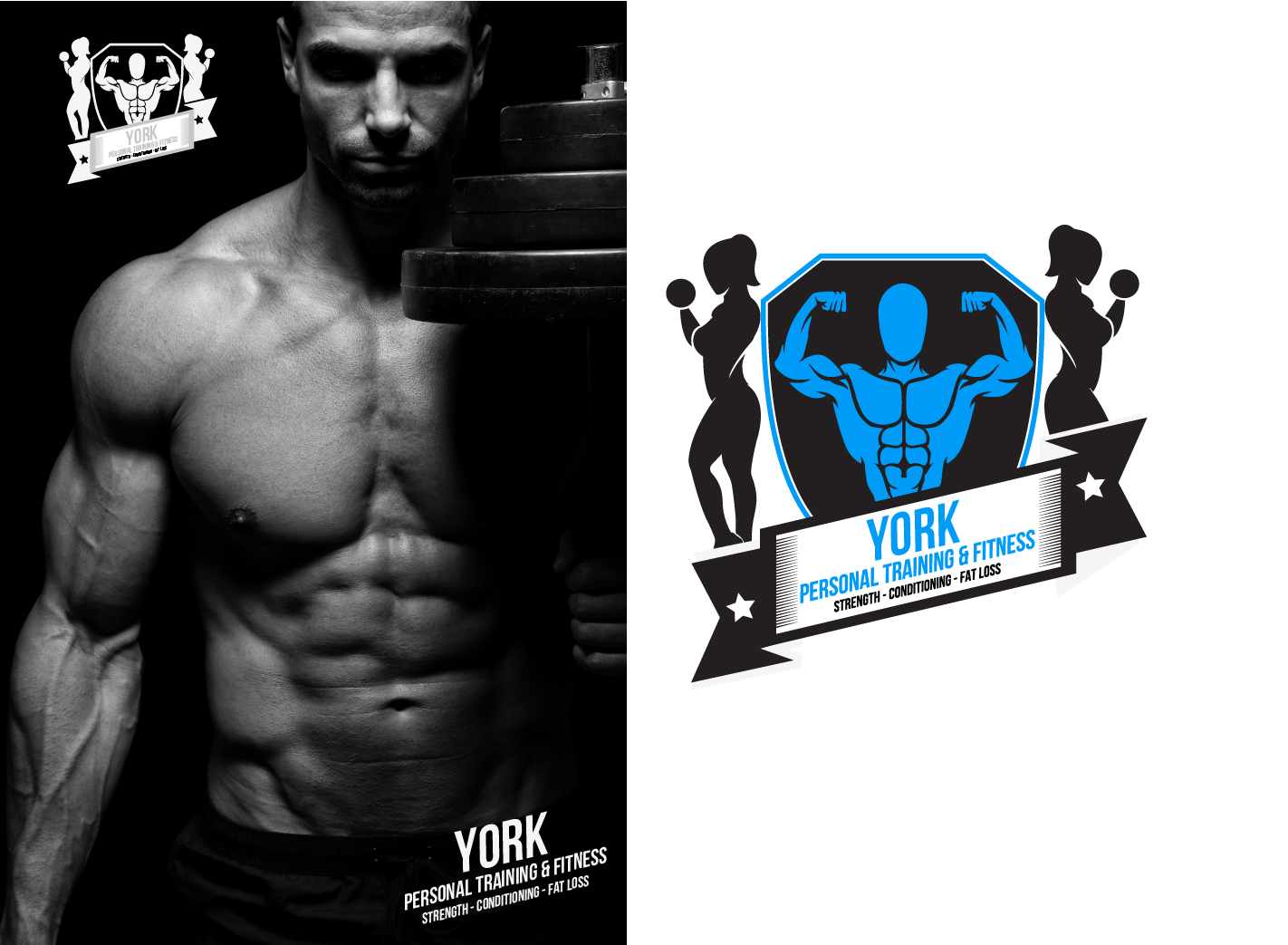 Logo Design by jrb1.Future for York Personal Training & Fitness | Design #11254654