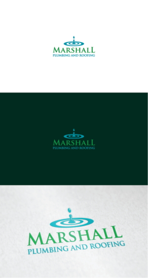 Marshall plumbing and roofing | Logo Design by eko07
