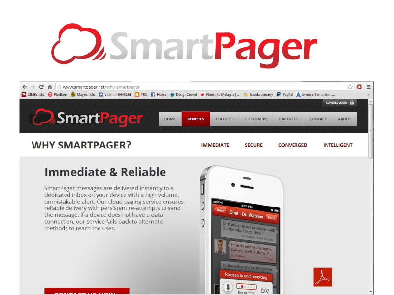 Logo Design by QissDesign Solution for SmartPager Systems Inc. | Design #2300668