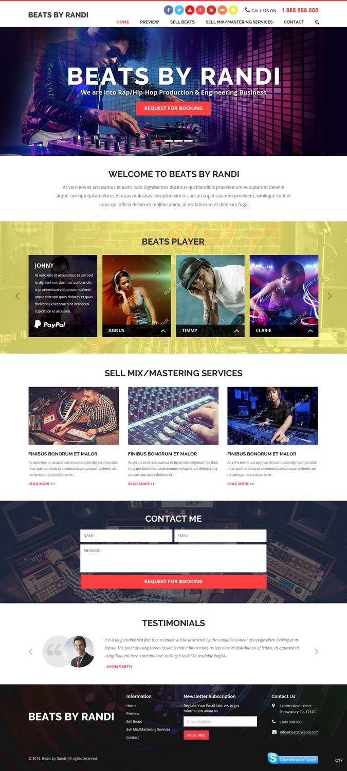 Web Design by pb for this project | Design #11233035