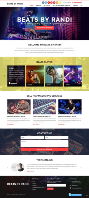 Web Design by pb for this project | Design: #11233035