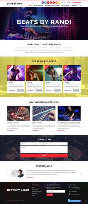 Web Design by pb for this project | Design: #11285328