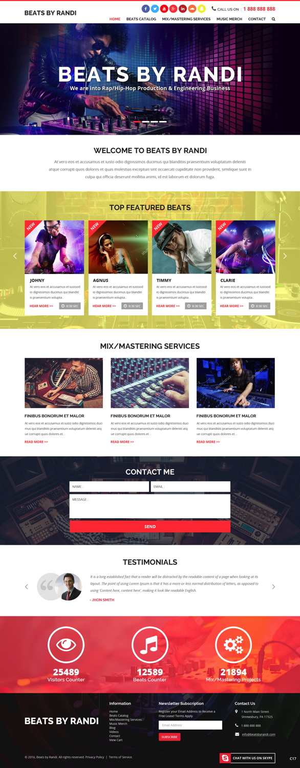 Web Design by pb for this project | Design: #11408864