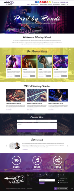 Web Design by pb for this project | Design: #11429716