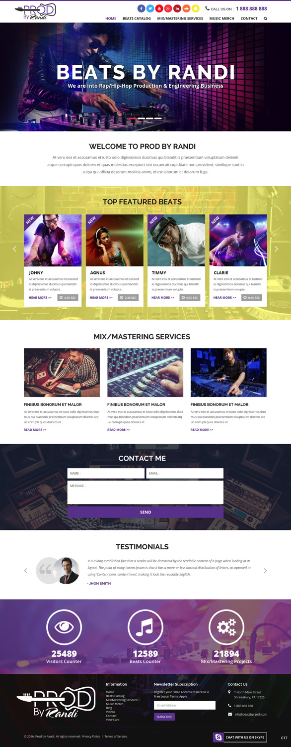 Web Design by pb for this project | Design #11491200