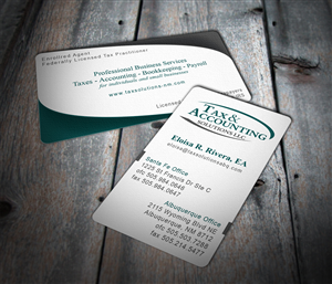 Tax & Accounting business needs business card design | Visitenkarten-Design von MT