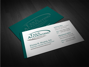 Tax & Accounting business needs business card design | Business Card Design by Atvento Graphics
