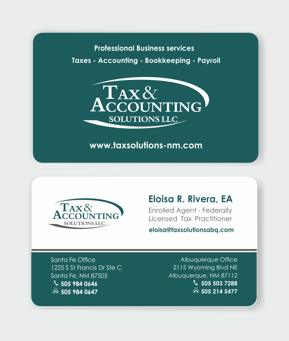 41 Modern Elegant Accounting Business Card Designs for a Accounting