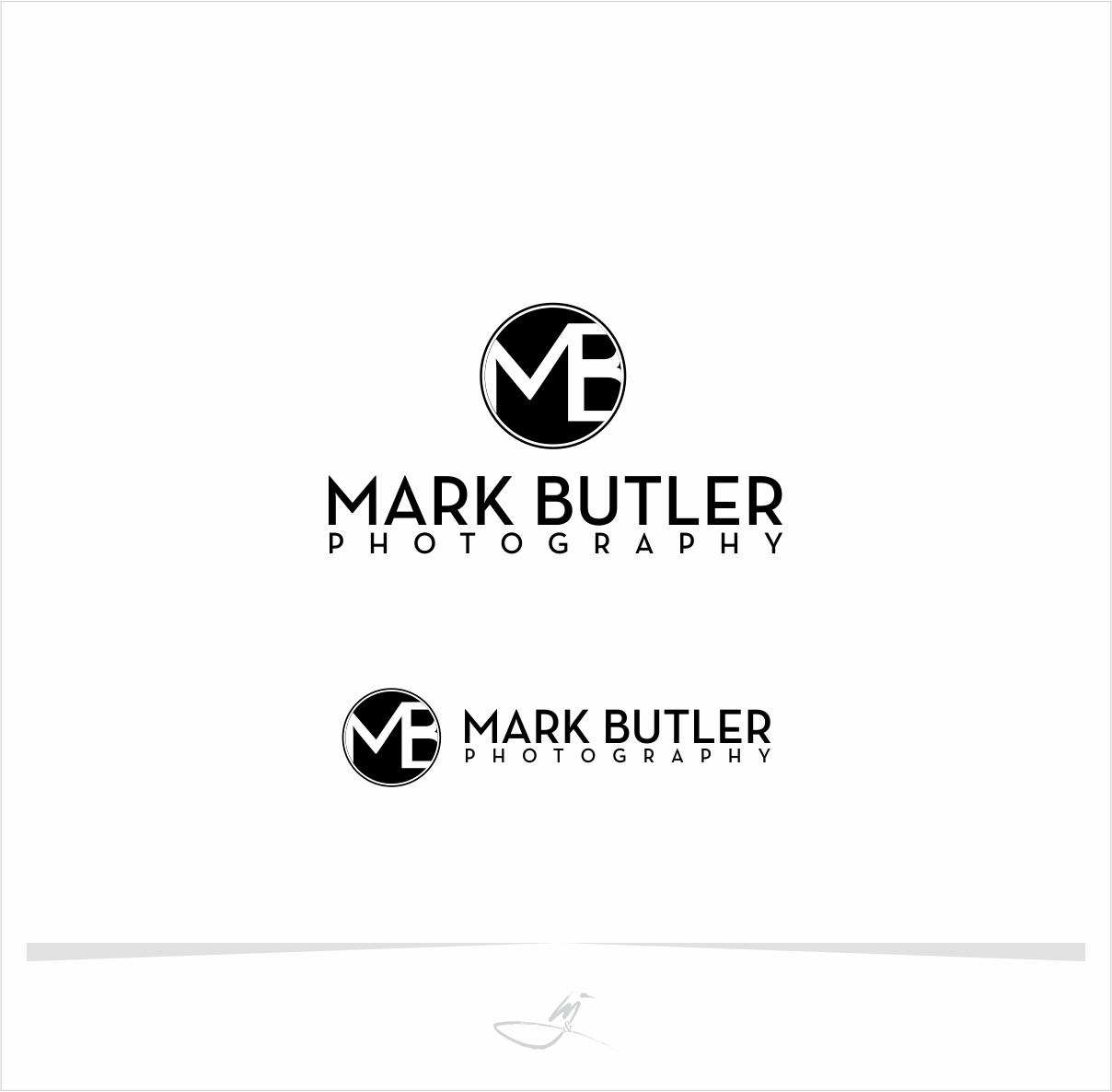 Logo Design by Mimi &amp; Max for Mark Butler Photography | Design #11260940
