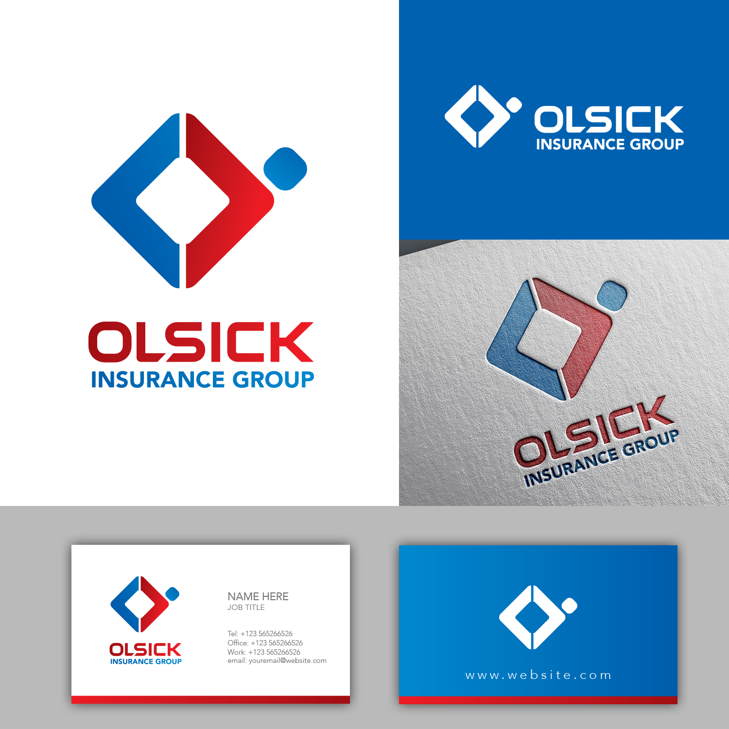 Diseño de Logo por alaaelalfi para Olsick Insurance | Diseño #11328518