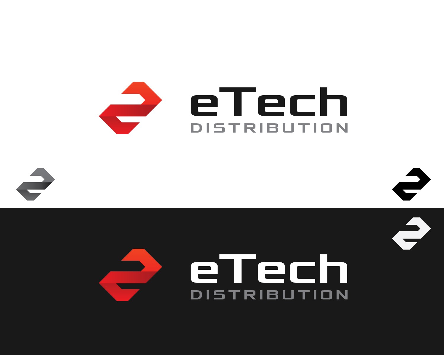 Logo Design by logomaniac for eTech Distribution | Design #11304723