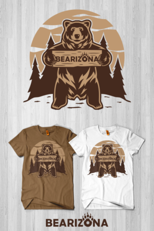 bearizona in to the wild in williams arizona | T-shirt Design by D.an
