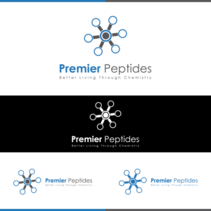 Logo Design by Cut N Cue Media Solutions for Premier Peptides | Design: #11261115