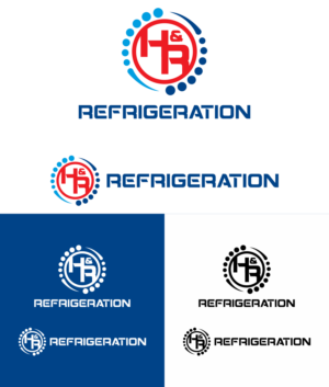 Logo Design by moisesf for H & R REFRIGERATION  | Design #13010958