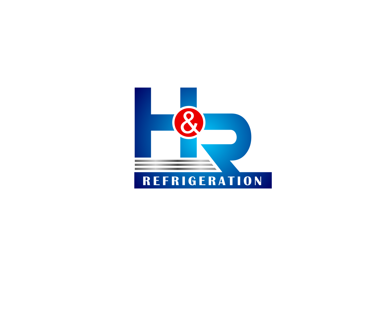 Logo Design by sanalkumar for H & R REFRIGERATION  | Design #13015754