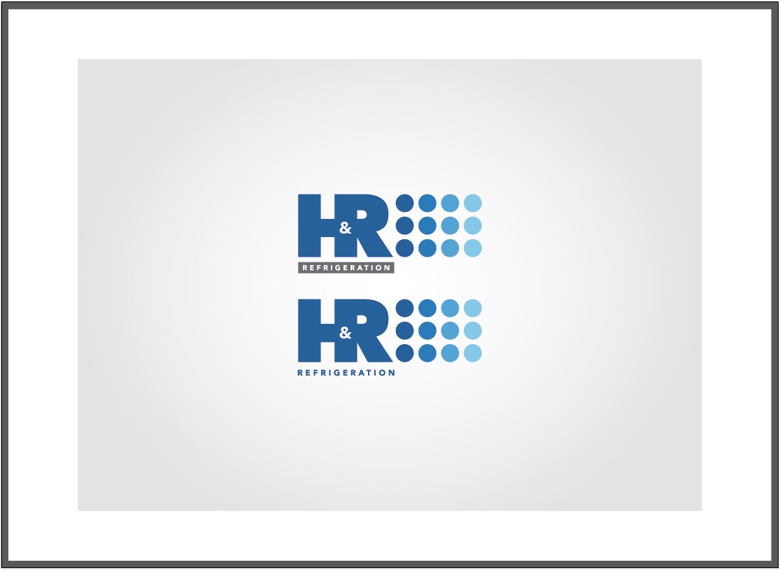 Logo Design by Illuminate Media for H & R REFRIGERATION  | Design #13023681