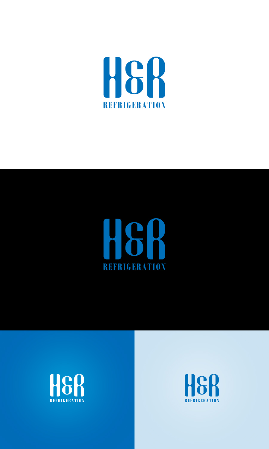 Logo Design by Grapismo Brand Studio for H & R REFRIGERATION  | Design #13014747