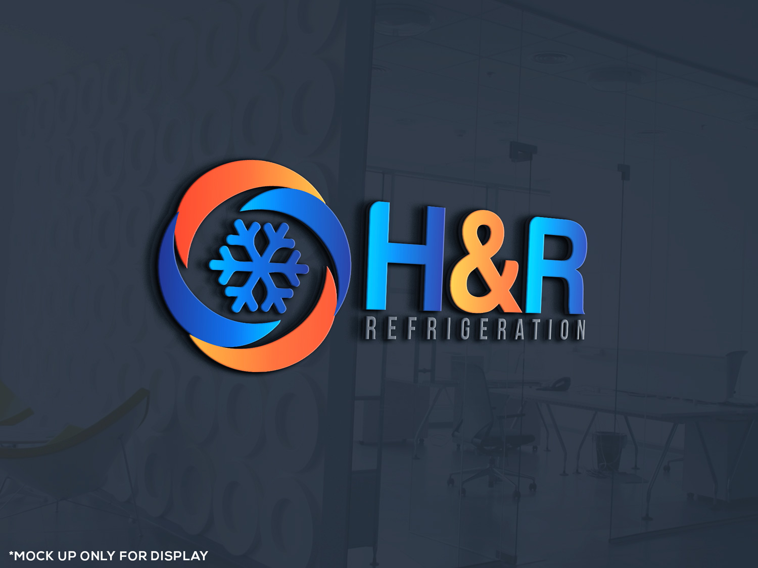 Logo Design by sonym for H & R REFRIGERATION  | Design #13020040