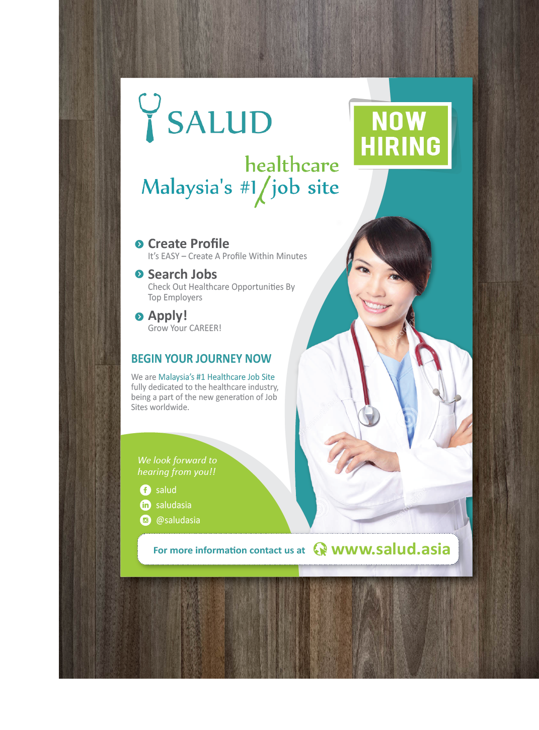 job flyer design