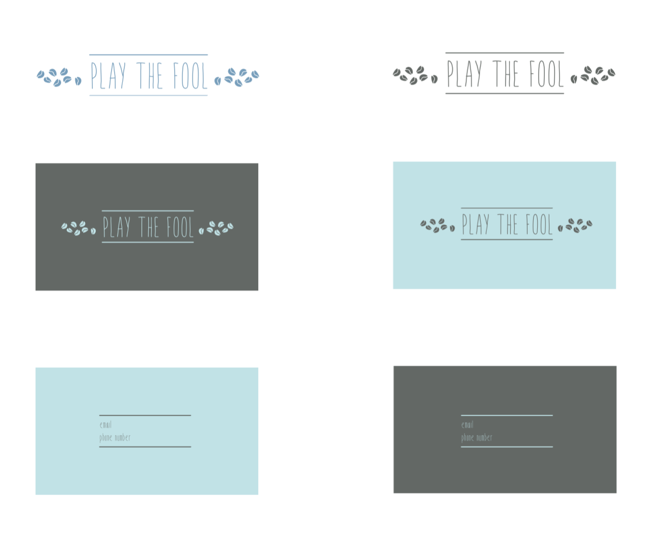 Logo Design by Zeina.i for Play the Fool | Design #11236295