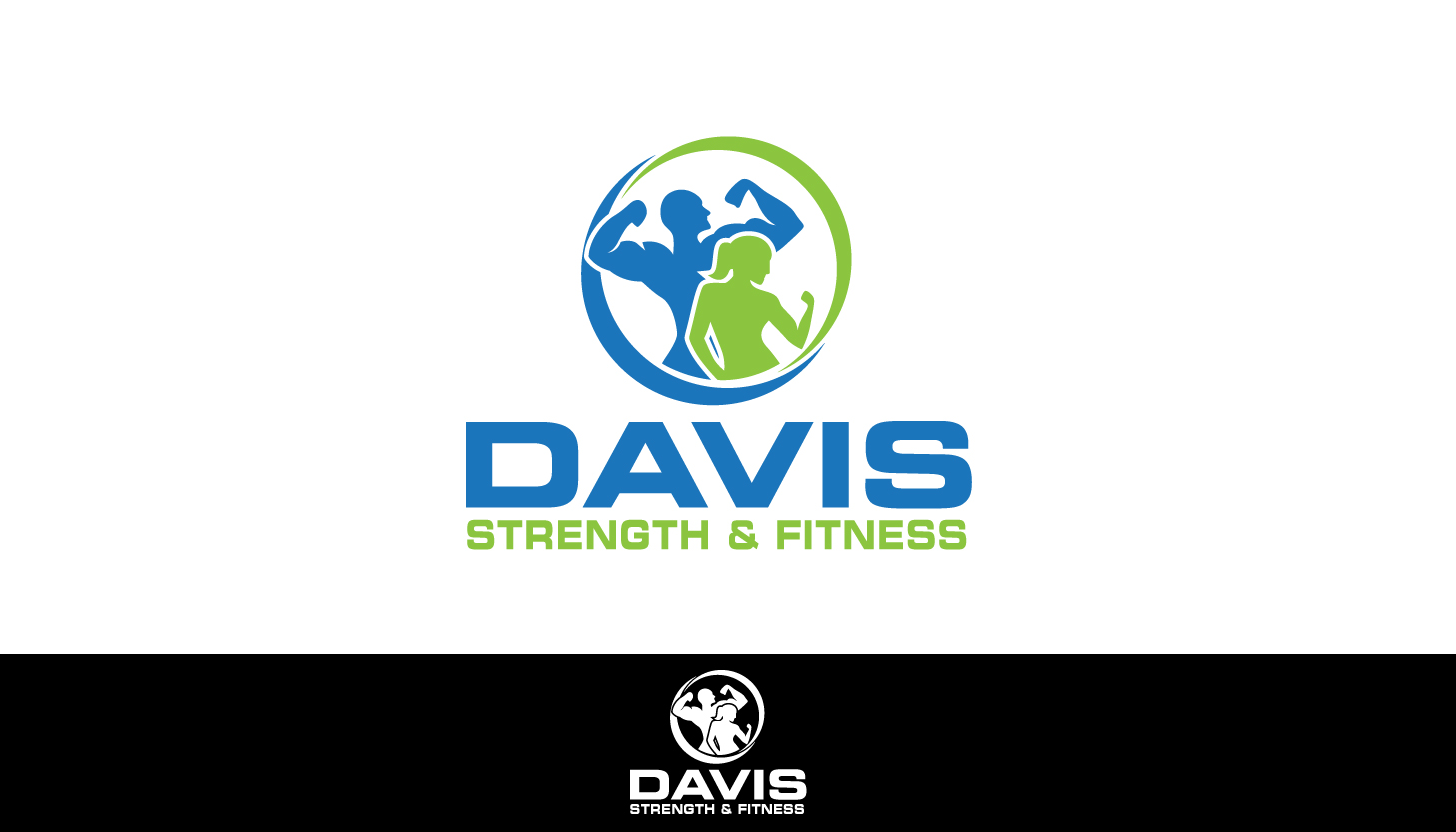 Logo Design by parshdelhi for Davis Strength & Fitness | Design #11260209