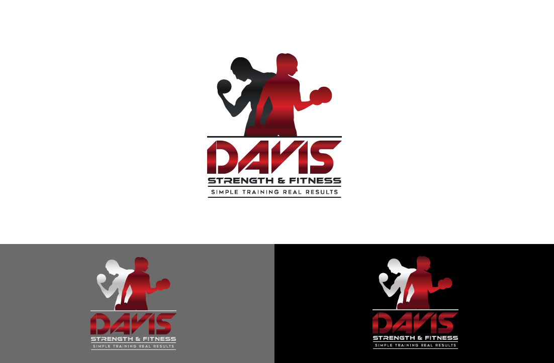 Diseño de Logo por GLDesigns para Davis Strength & Fitness | Diseño #11233422
