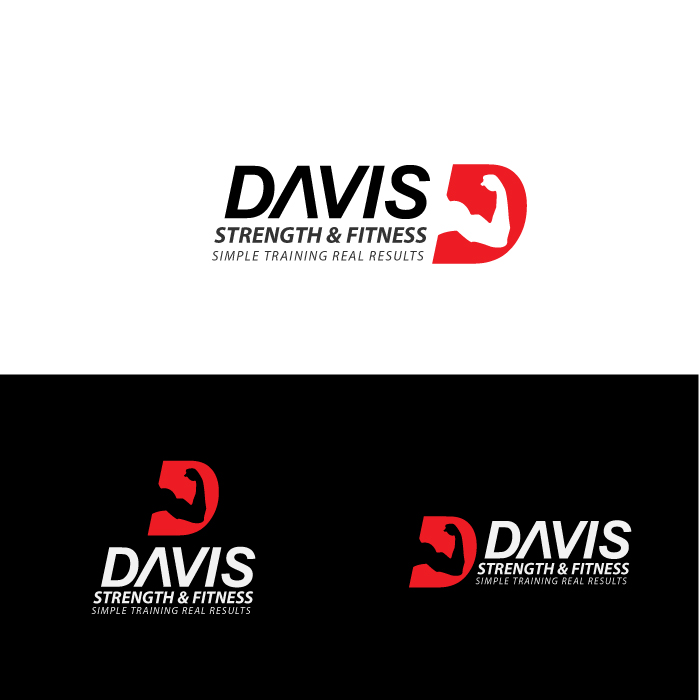 Logo Design by amboge for Davis Strength & Fitness | Design: #11236264