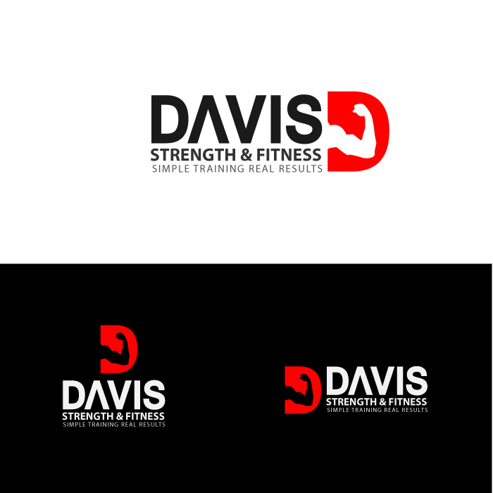 Logo Design by amboge for Davis Strength & Fitness | Design #11241521