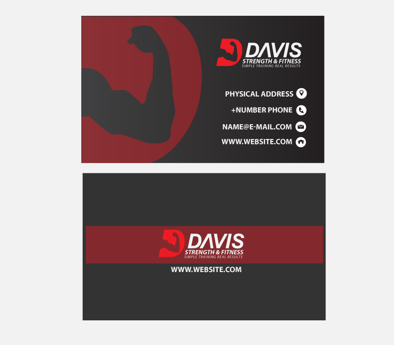 Diseño de Logo por amboge para Davis Strength & Fitness | Diseño #11258118