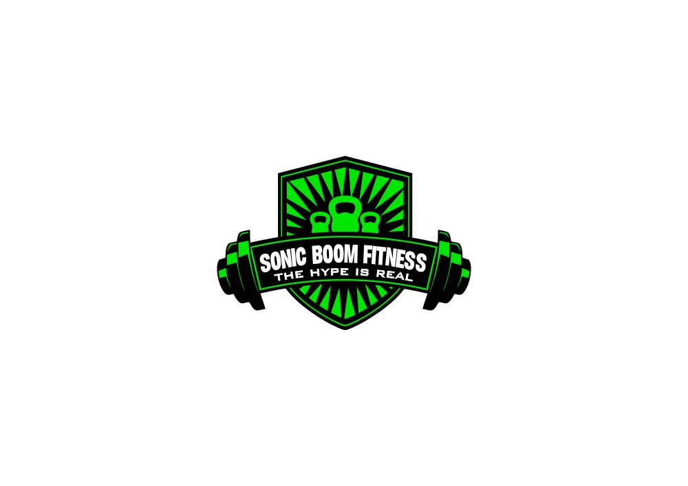 Logo-Design von Amduat Design für SONIC BOOM FITNESS  | Design #11310466