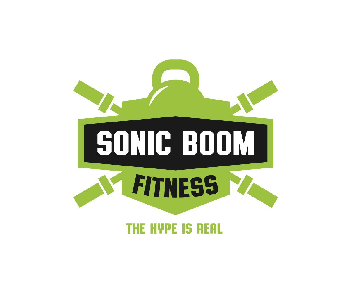 Logo Design by corleonex for SONIC BOOM FITNESS  | Design #11337544