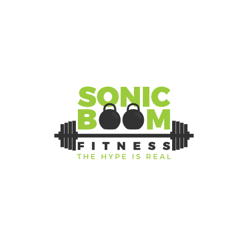 Logo Design by atriumdesignstudio for SONIC BOOM FITNESS  | Design #11335553