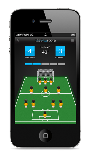 Football (soccer) board game app design | App Design by TechWise