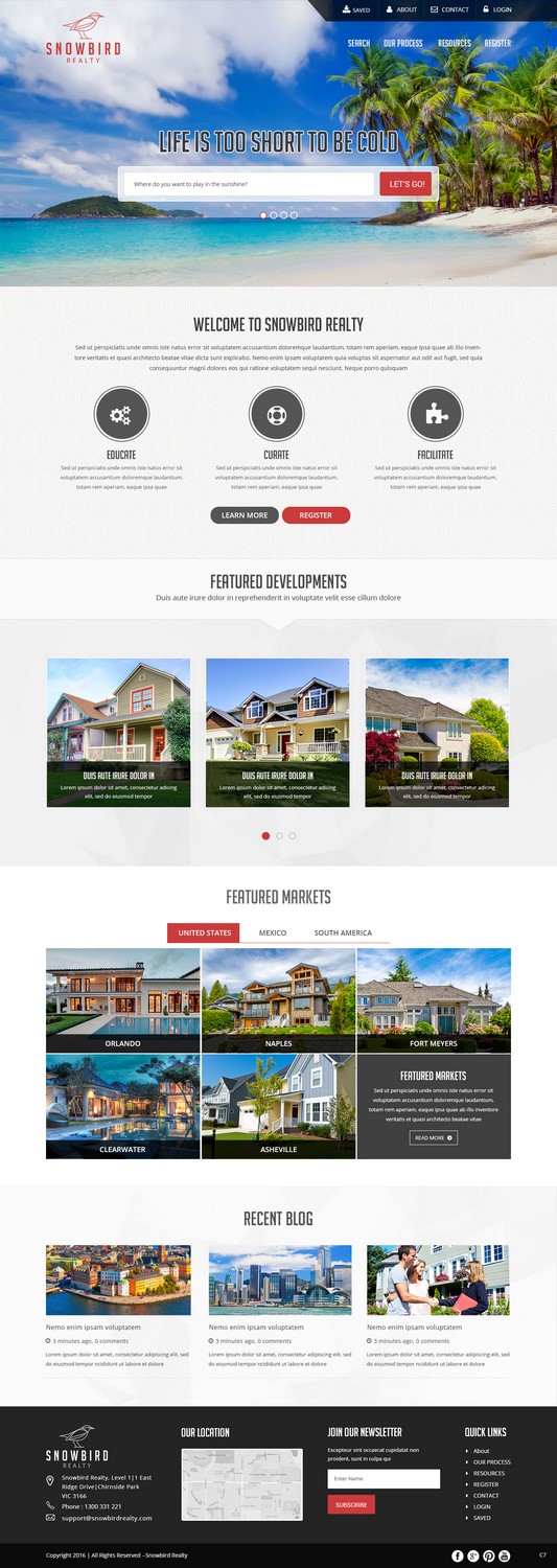 Web Design by pb for Ronek Enterprises | Design #11452483