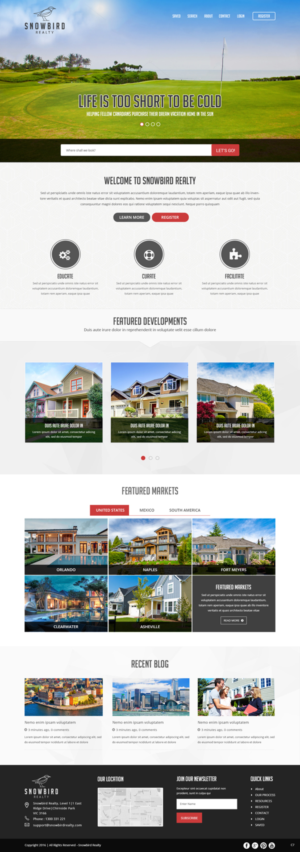 Web Design by pb for Ronek Enterprises | Design: #11542327