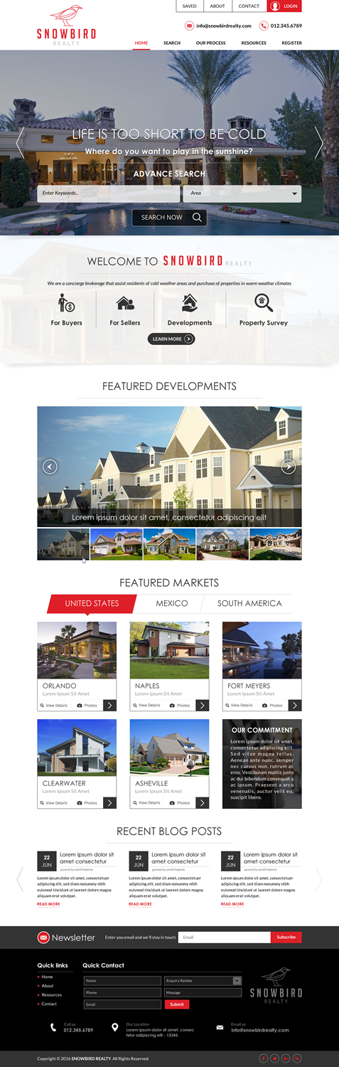 Web Design by Sbss for Ronek Enterprises | Design #11290467