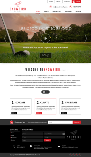International Lifestyle Real Estate Brokerage Needs Eye Catching Website | Web-Design von Sbss