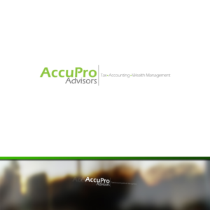 Diseño de Logo por NOVAM para AccuPro Advisors | Diseño: #11507302