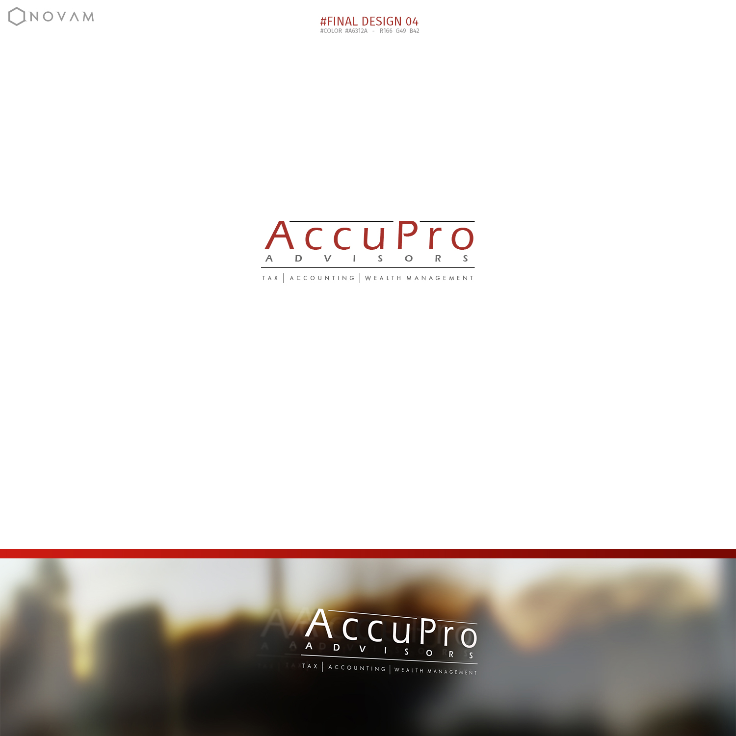 Diseño de Logo por NOVAM para AccuPro Advisors | Diseño #11531416