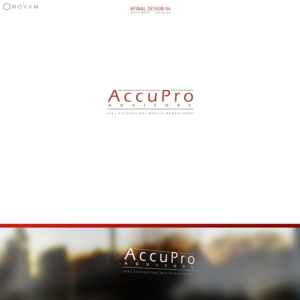 Diseño de Logo por NOVAM para AccuPro Advisors | Diseño: #11531416