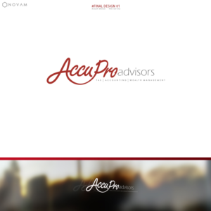 Diseño de Logo por NOVAM para AccuPro Advisors | Diseño: #11531430