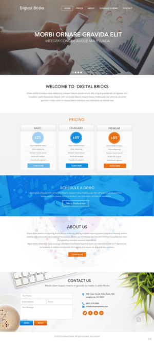 Landing Page-Design von pb für dieses Projekt | Design: #12894183