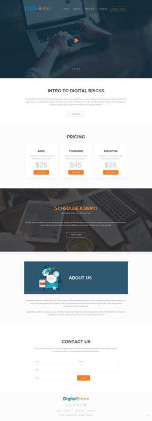 Landing Page Design by pb for this project | Design: #12894195