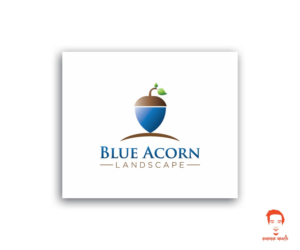 Logo Design by jhunzkie24 for Blue Acorn Landscape | Design #11244752